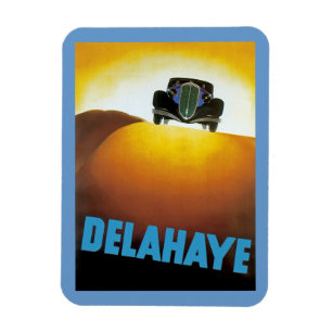 Delahay Automobil Anzeige Magnet