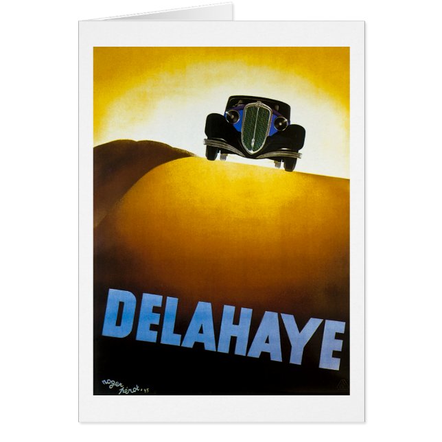 Delahaye - publicité vintage (Devant)