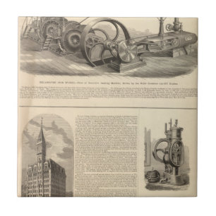 Delamater Eisen-Arbeiten Fliese