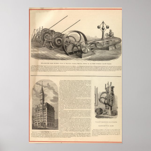 Delamater Iron Works Poster (Vorne)