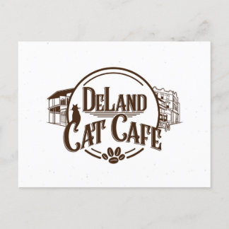 DeLand Cat Cafe Postcard Postkarte