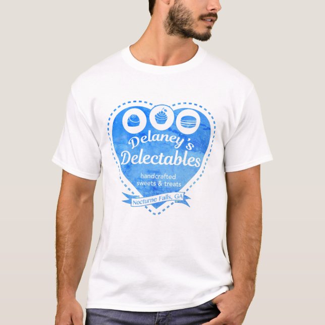 Delaneys Delectables tägliches T-Shirt (Vorderseite)