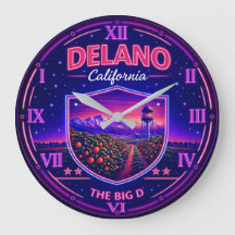 Delano California Agricultural Valley Neon