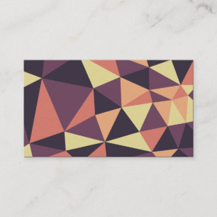 Delaunay Style Triangle Abstrakt 02 Visitenkarte
