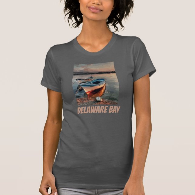 Delaware Bay, Boat, T - Shirt (Vorderseite)
