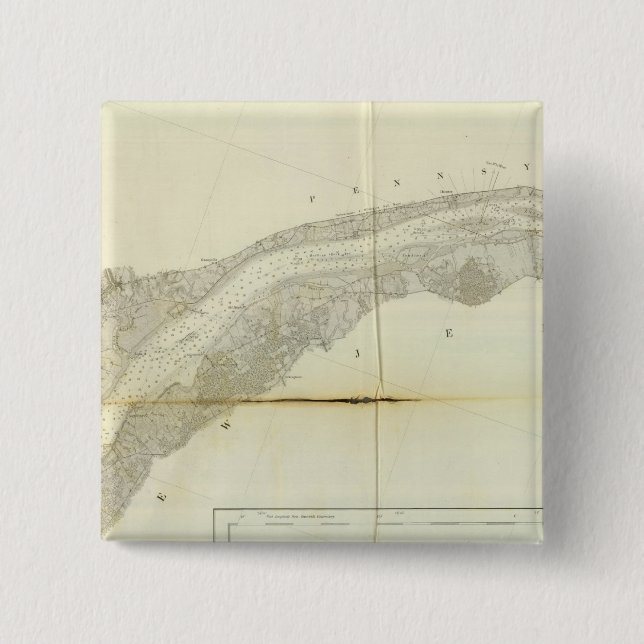 Delaware Bay, Fluss 3 Button (Vorderseite)