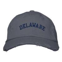Delaware bestickte bekümmerte Cap Scotland Blue