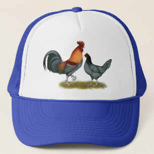 Delaware-Blau-Henne Truckerkappe