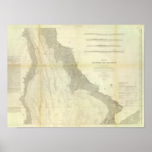 Delaware-Bucht, Fluss 2 Poster