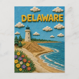 Delaware Cape Henlopen Modern KLAYKOO Postkarte