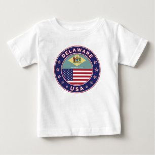 Delaware, Delaware, T - Shirt, Delaware, Aufkleber Baby T-shirt