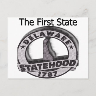 Delaware Der Erste Staat-Status Postkarte