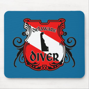 Delaware Diver Mousepad