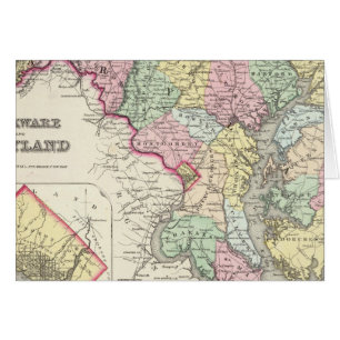 Delaware et Maryland avec District de Columbia