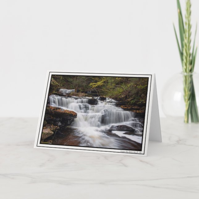 Delaware Falls - Herbst 2018 Karte (Vorderseite)