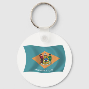 Delaware Flag Schlüsselanhänger