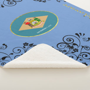 Delaware-Flagge Sherpadecke