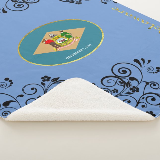 Delaware-Flagge Sherpadecke (3/4)