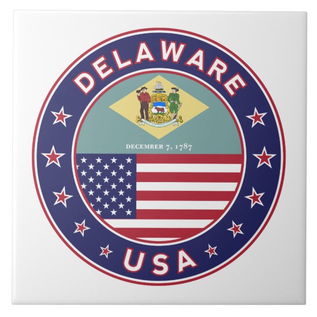 Delaware Fliese (Vorderseite)