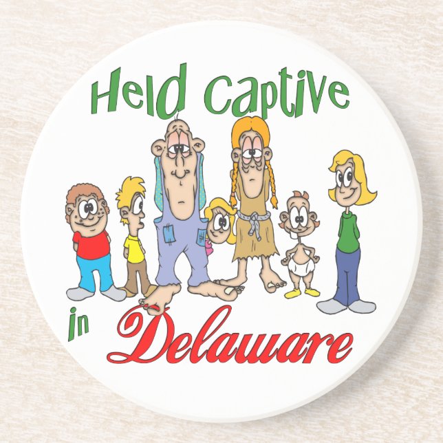 Delaware Funny Trailer Park Dessous de verre Sands (Devant)