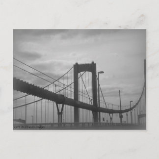 Delaware-Gedenkbrücke Postkarte
