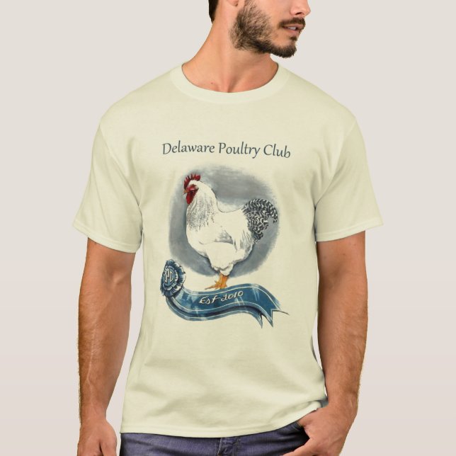 Delaware-Geflügel schlagen T - Shirt mit einer (Vorderseite)