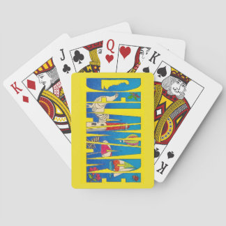 Delaware Gelbe Spielkarten