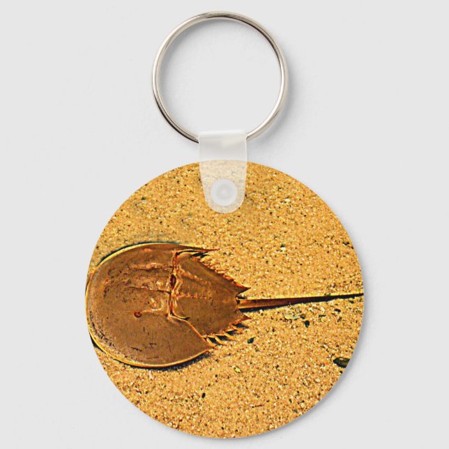 Delaware Horseshoe Crab Schlüsselanhänger (Vorderseite)