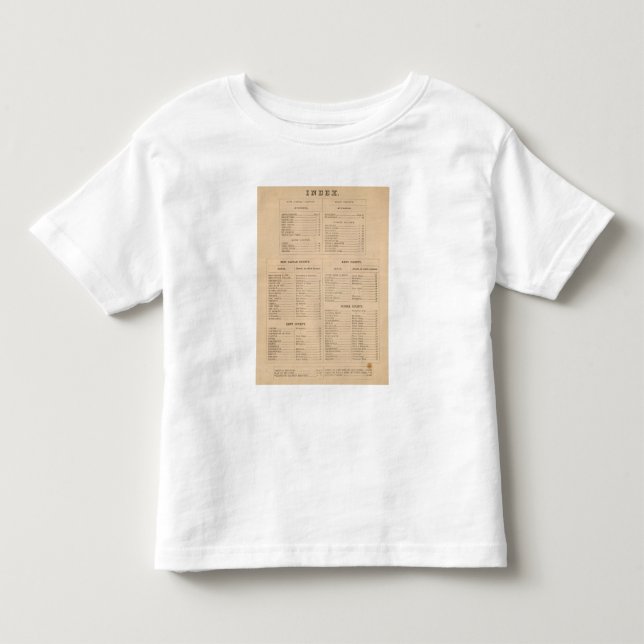 Delaware-Index Kleinkind T-shirt (Vorderseite)