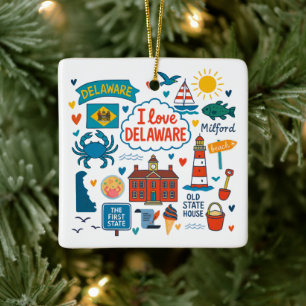 Delaware Individuelle Familienreise Weihnachten Keramikornament