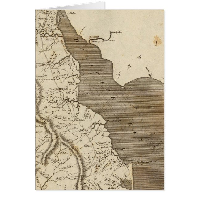 Delaware-Karte von Arrowsmith (Vorne)