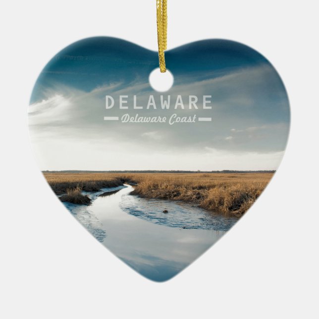 Delaware Keramik Ornament (Vorne)