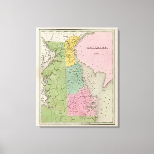 Delaware Leinwanddruck (Vorderseite)