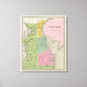 Delaware Leinwanddruck