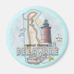 Delaware Leuchtturm Magnet