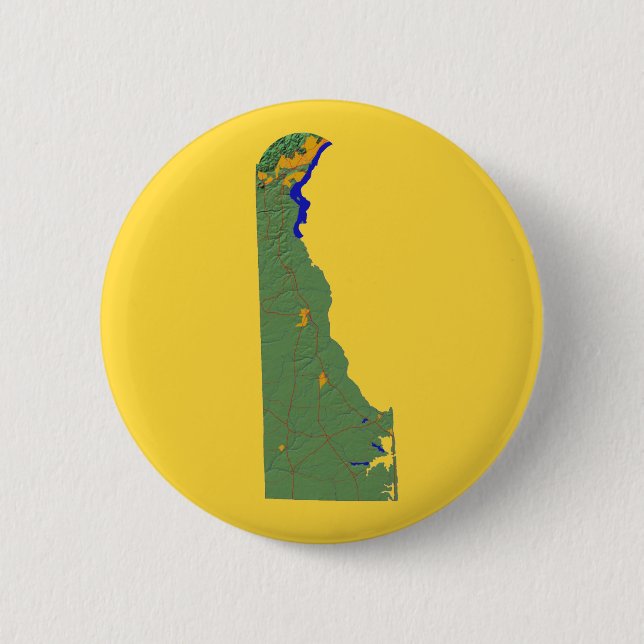 Delaware Map Button (Vorderseite)