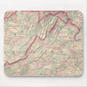 Delaware, Maryland, Virginia, West Virginia Mousepad