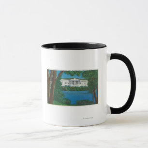 Delaware Park Historischer Bldg und Seeblick Tasse