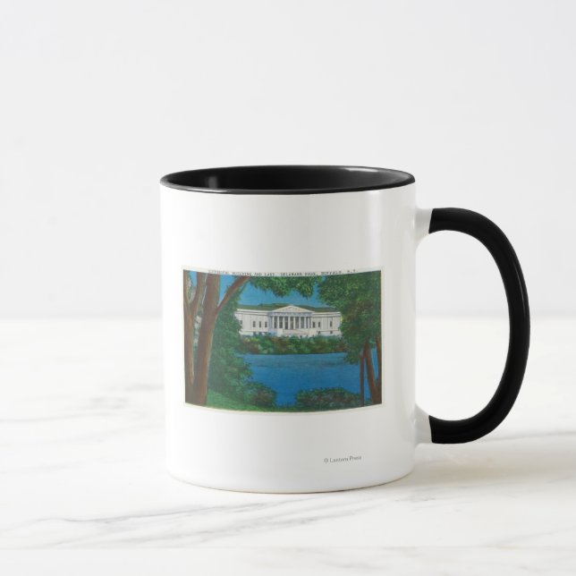 Delaware Park Historischer Bldg und Seeblick Tasse (Rechts)