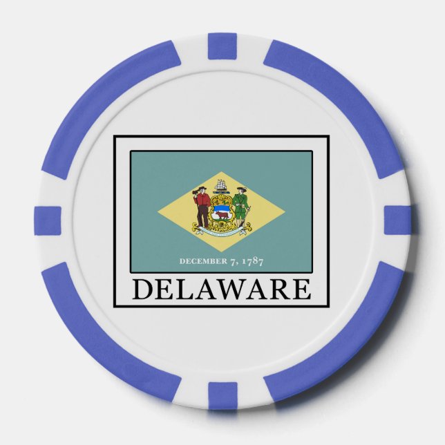 Delaware Pokerchips (Vorderseite)