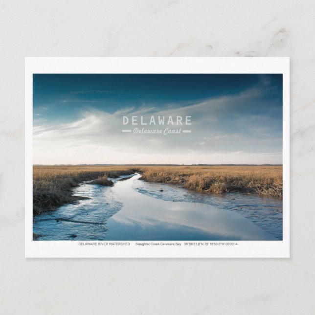 Delaware. Postkarte (Vorderseite)