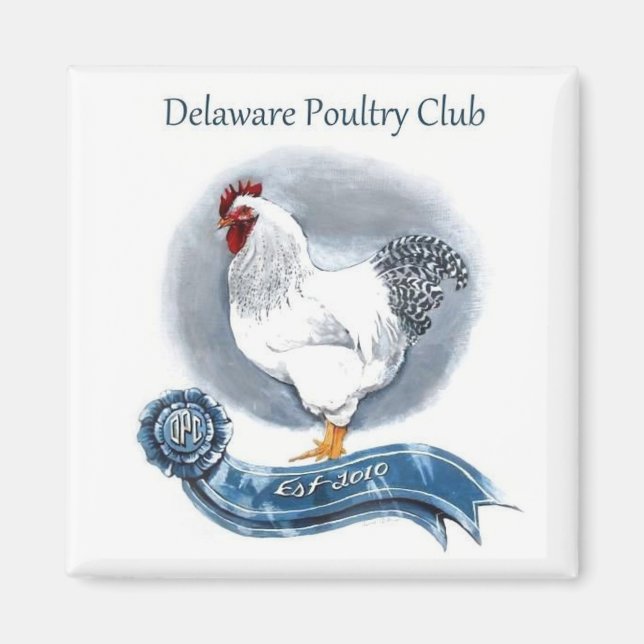 Delaware Poultry Club Magnet (Vorne)