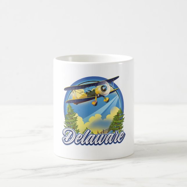 Delaware-Reiselogo Kaffeetasse (Mittel)
