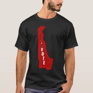 Delaware Republican Spirit Vote Red T-Shirt