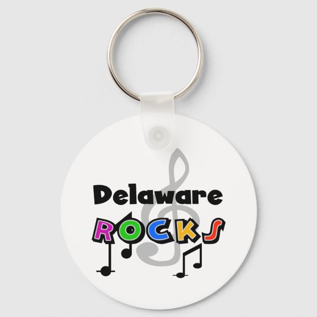 Delaware Rocks Schlüsselanhänger (Vorderseite)