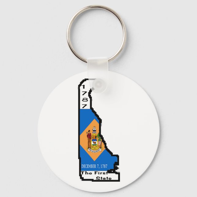 Delaware-Schlüsselanhänger Schlüsselanhänger (Vorderseite)
