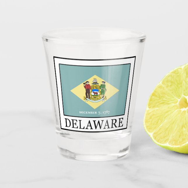 Delaware Schnapsglas (Vorderseite)