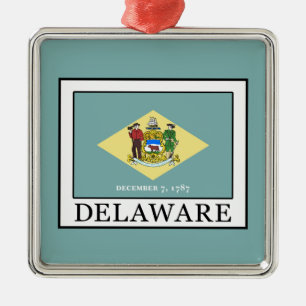 Delaware Silbernes Ornament