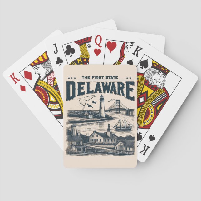 Delaware Spielkarten (Rückseite)