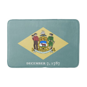 Delaware Staatsflagge Badematte